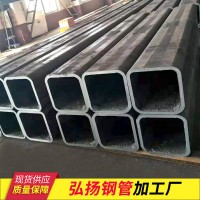 廠家直銷國(guó)標(biāo)焊接無(wú)縫熱鍍鋅方管 幕墻矩形耐腐蝕鍍鋅方管黑方管