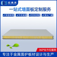 聚氨酯復(fù)合板廠家批發(fā)外墻保溫隔熱機(jī)制防火A級(jí) 巖棉聚氨酯復(fù)合板