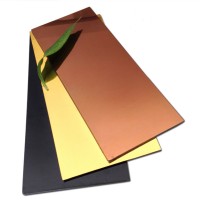 進(jìn)口德國安鋁1100G 320G金色鏡面鋁板，銀色鏡面鋁卷