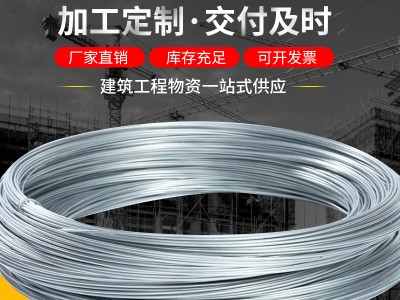 廠家現(xiàn)貨光亮冷拔絲鍍鋅絲 大棚建設(shè)葡萄搭建Q195鍍鋅絲 8號(hào)鋅絲