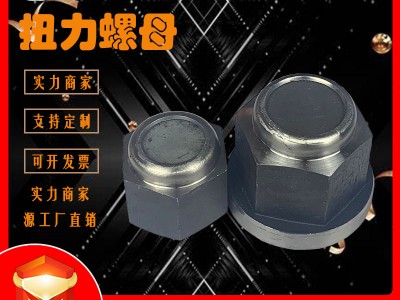 帶墊扭力螺母自帶墊煤礦用螺母高強(qiáng)度煤礦錨桿螺母帶墊扭力螺母