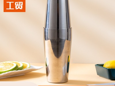 不銹鋼廳杯美式調(diào)酒器波士頓雪克壺?cái)嚢璞u尾酒工具TIN杯