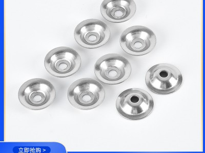 廠家批發(fā)不銹鋼碗型碟形草帽墊圈 工業(yè)緊固不銹鋼墊片金屬墊片