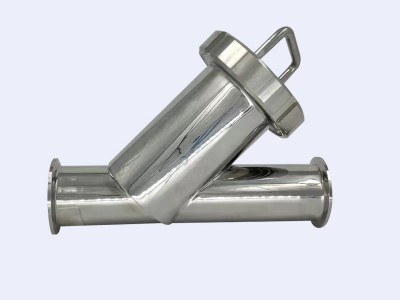 供應(yīng)不銹鋼Y型過濾器 304衛(wèi)生級(jí)快裝Y型過濾器 卡箍食品級(jí)過濾器