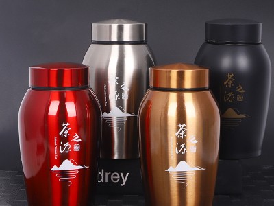 創(chuàng)意批發(fā)不銹鋼茶葉罐密封防漏車(chē)載便攜儲(chǔ)存罐廣告促銷(xiāo)禮品刻字